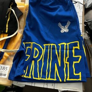 Blue and Yellow civil regime shorts